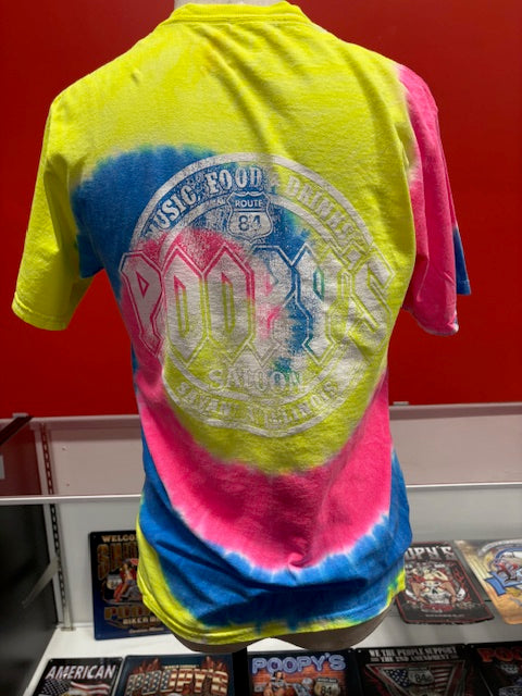 T-SHIRT-POOPYS-TIE-DYE-CLEARANCE!!!!!