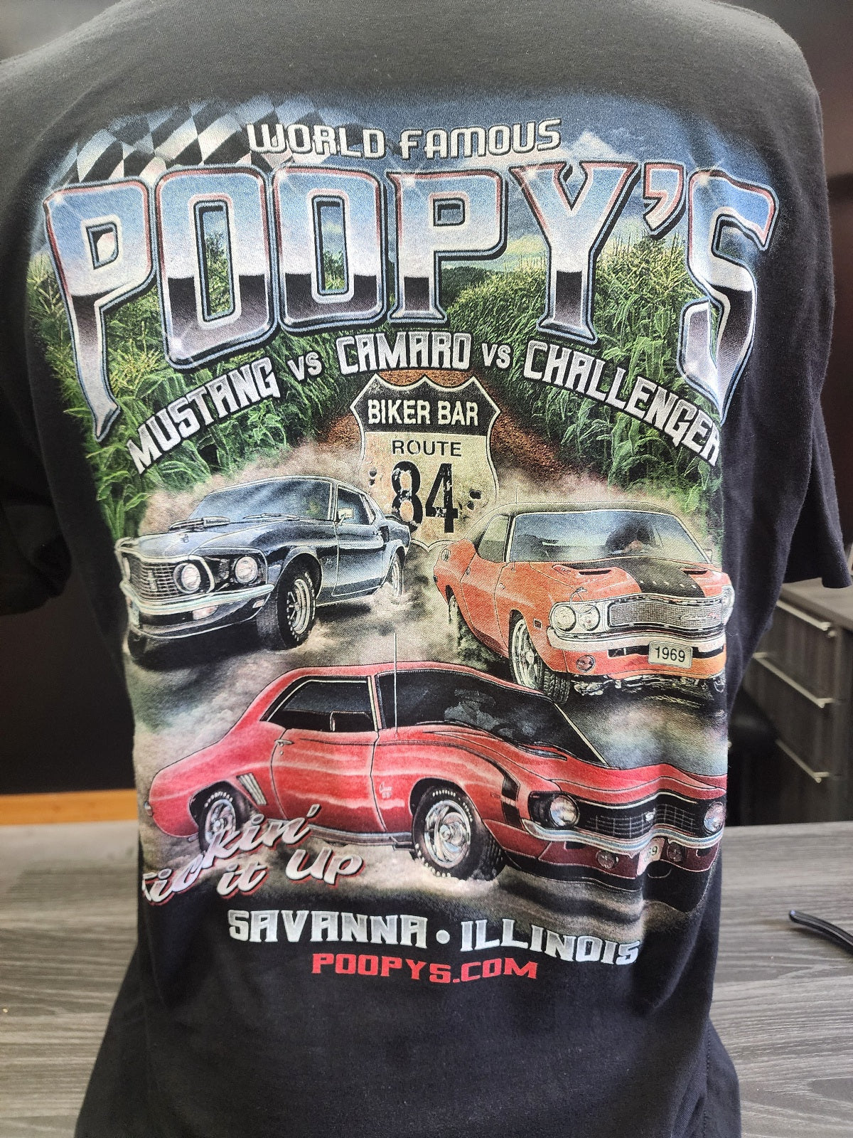 T-SHIRT-MUSTANG VS CAMARO VS CHALLENGER