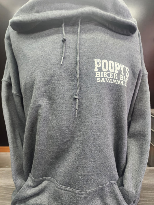 HOODIE-CIRCLE LOGO-GRAY