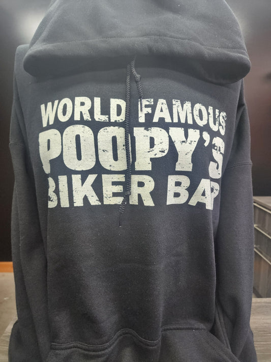 HOODIE-WORLD FAMOUS BIKER BAR-BLACK