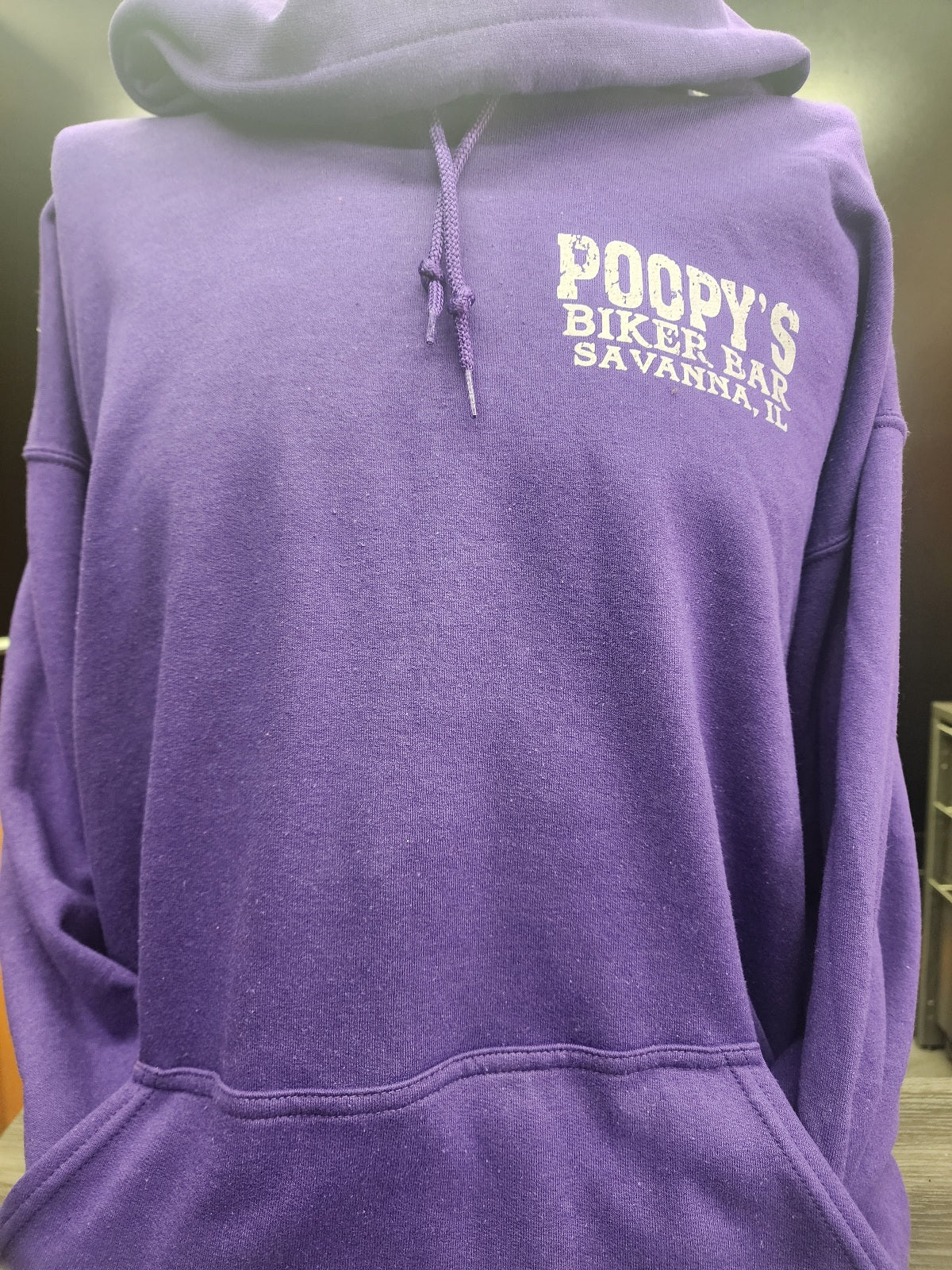 HOODIE-CIRCLE LOGO-PURPLE