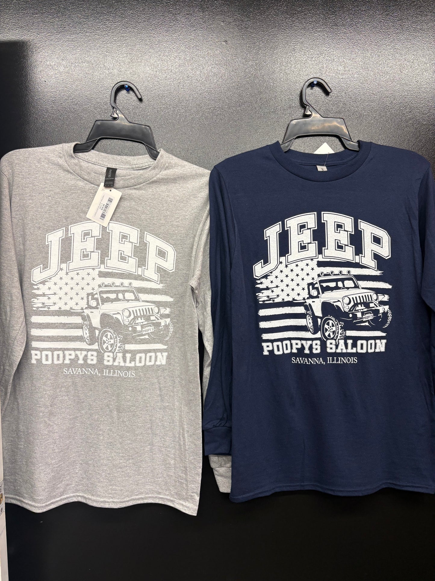 LONG SLEEVE-POOPYS JEEP SALOON