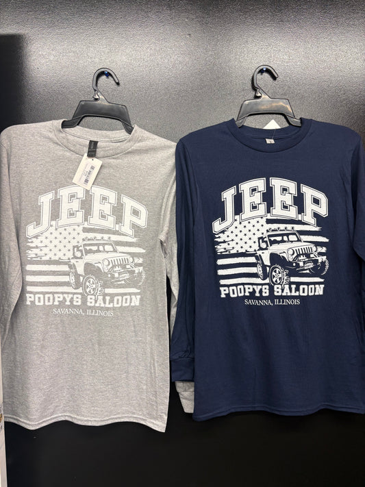 LONG SLEEVE-POOPYS JEEP SALOON