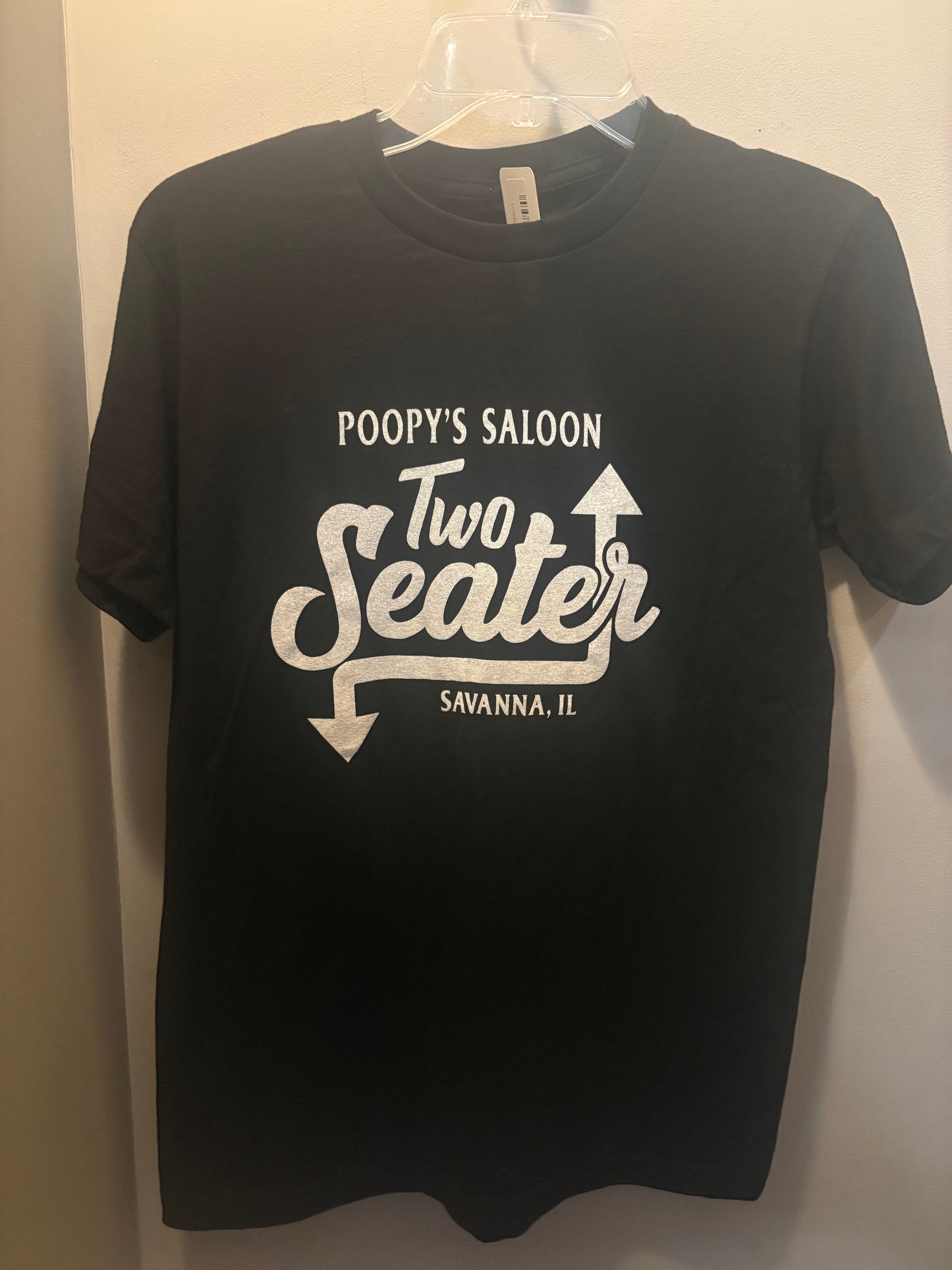 T-SHIRT-TWO SEATER-BLACK